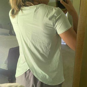 Athleta Short Sleeve Open Back Tee